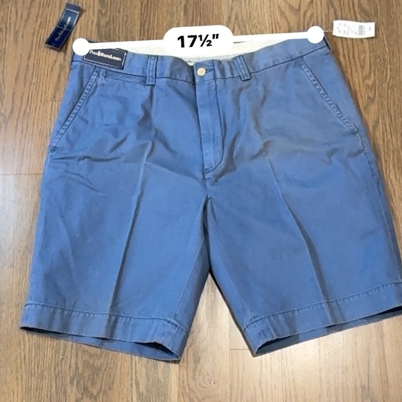 Polo Ralph Lauren Shorts Mens 38 Blue 9" Chino Preppy Pony Twill academia y2k - Picture 6 of 8